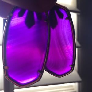 Kendra Scott Purple Dillon Earrings